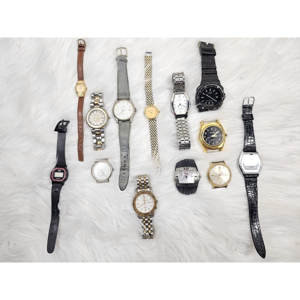 13 Vintage/modern Luxury Watch Bundle- Lafayette Edho J Cavalier Timex Certina